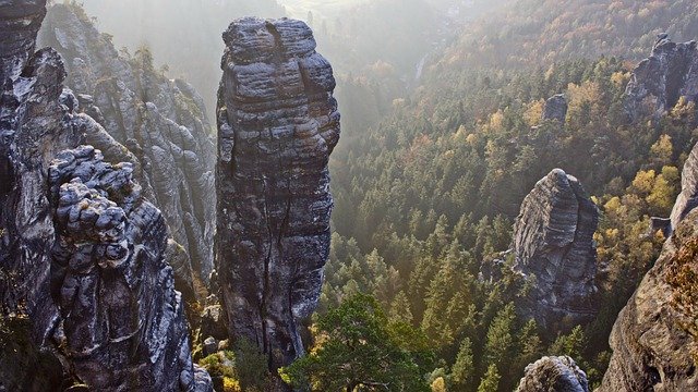 saxon switzerland, rock, rock needle