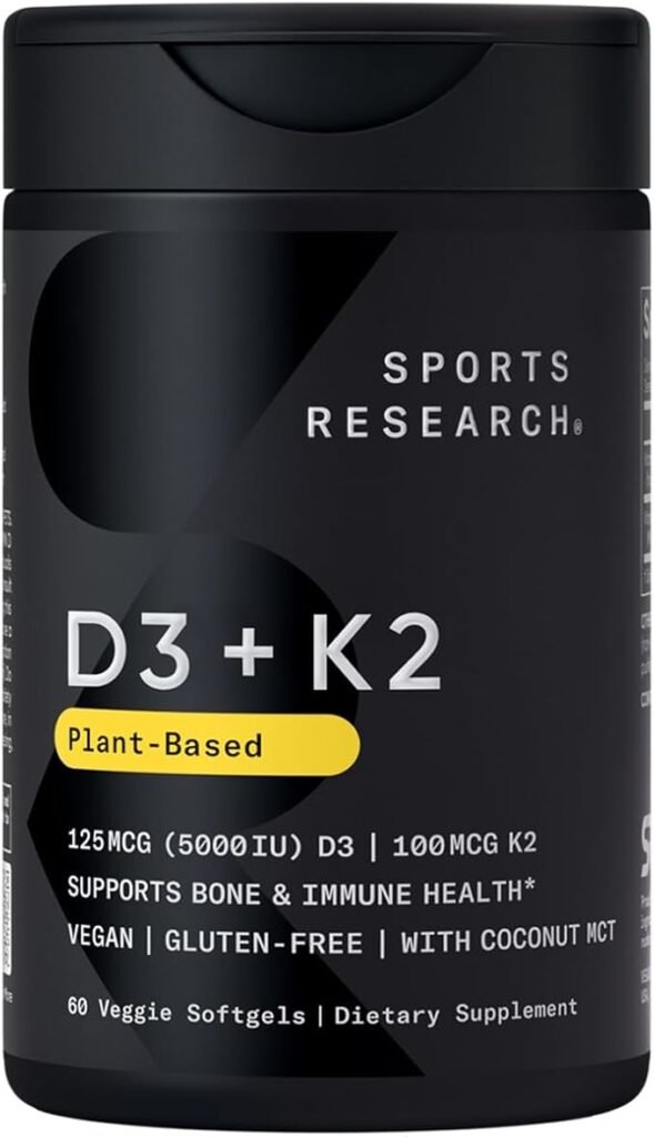 best anti-aging supplements to extend lifespan and healthspan backed by science: D3 K2