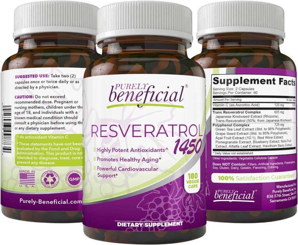 best anti-aging supplements to extend lifespan and healthspan backed by science: Resveratrol